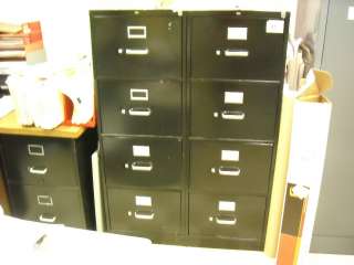 Drawer Tall Lockable Filing Cabinets Black Rounded Handles  