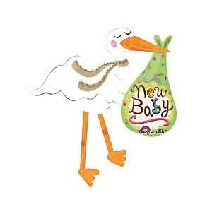  New Baby (Stork) Foil Balloon 39 Toys & Games