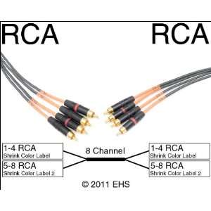  Horizon VFlex 8 channel RCA M to RCA M snake Electronics