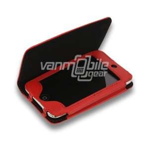  Leather Alternative Flip Cover Clutch Carrying Case for Apple iPod 