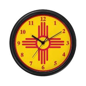  New Mexico Sun Wall Clock by 