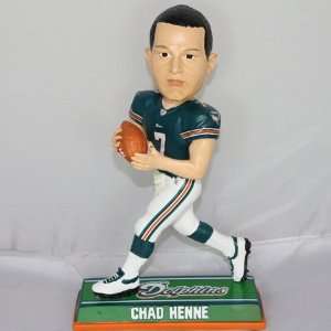  Chad Henne Miami Dolphins End Zone Bobblehead Figurine 