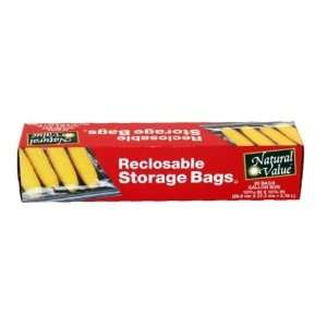  Natural Value Recloseable Bags Gallon Multi pack of 4 Made 