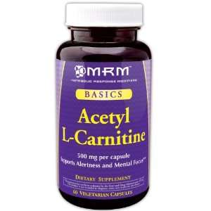  MRM Acetyl L carnitine 500mg Per Capsule, 60 Count Health 