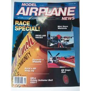   EZ Dago Red, Mini Reno Warbirds Model Airplane News Magazine Books