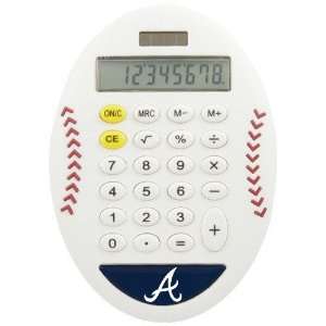  Atlanta Braves White Baseball Pro Grip Calculator Sports 
