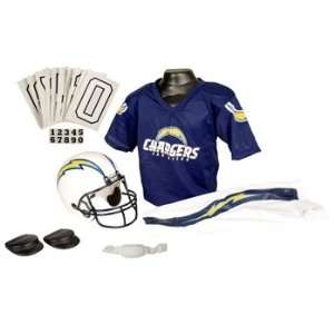 San Diego Chargers Football Deluxe Uniform Set   Size 