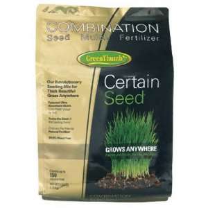   Seed 3.75 Lb, Combination Seed, Fertilizer & Mulch Patio, Lawn