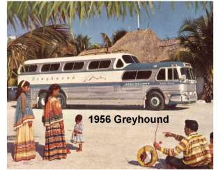 1956 Greyhound Scenicruiser Bus / Tool Box Magnet  