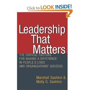  Leadership That Matters The Critical Factors for Making a 