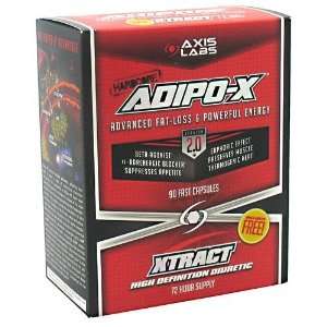  Axis Labs Adipo x V2 90 Capsules with Xtract, 90 Count 