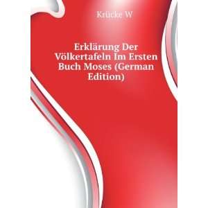   lkertafeln Im Ersten Buch Moses (German Edition) KrÃ¼cke W Books