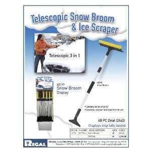   Snow Broom (Squeege, Scraper & Ice Brush) Patio, Lawn & Garden