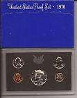 1970s US Mint PROOF Set, Blue Box, with 40% Silver Half