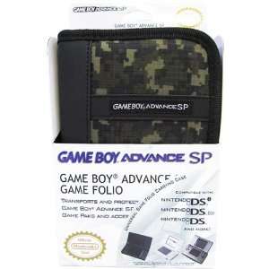 Official Nintendo Game boy SP Camo Camoflage Case for System Games 