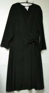 CHICOS TRAVELERS ROWAN DRESS BLACK NWT $99 CHICOS SZ 3  