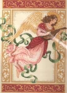   GOLD,ANGELIC MELODY,COUNTED CROSS STITCH FACTORY SEALED  
