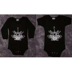  Baby Guitar Hero Onesie Black Baby