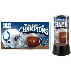  Indianapolis Colts Super Bowl XLIV Champions Rotating Lamp 