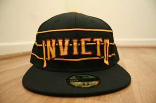 UNDEFEATED UNDFTD INVICTO Pirates Hat Black Gold 7 3/8  