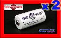 Solarforce® 2x CR123A 880mAh 3.7v Protected Rec Battery  