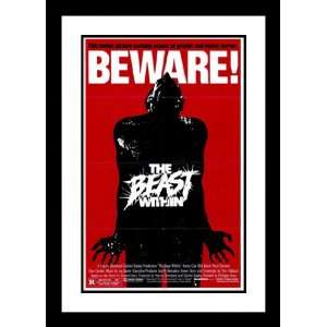  The Beast Within 20x26 Framed and Double Matted Movie 