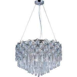  Jewel Collection 20 Light 22 Polished Chrome Pendant with 