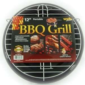  BBQ Grill 12 inch, Adjustable Portable Charcoal Grill with 