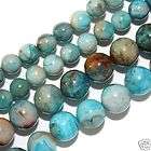 BLUE CRAZY LACE AGATE BEADS 4MM
