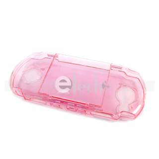 New Crystal Pink Hard Cover Case for Sony PSP 3000 US  
