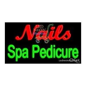 Nails Spa Pedicure Neon Sign 20 Tall x 37 Wide x 3 Deep 