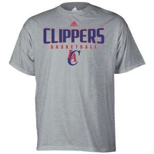 NBA adidas Los Angeles Clippers Ash Absolute T shirt 