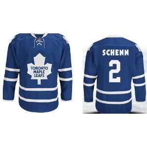  Toronto Maple Leafs #2 Luke Schenn Blue Authentic NHL 