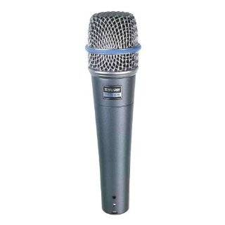   Shure Beta 58A Supercardioid Dynamic Microphone Musical Instruments