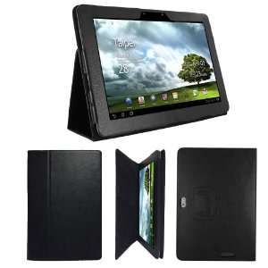 Portfolio Style Leather Case Cover Stand for ASUS Transformer Prime 