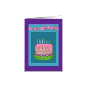  On Your 20th Birthday Card Toys & Games