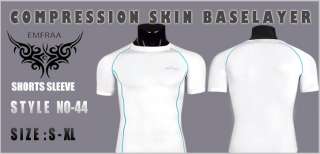 Skin compression SHIRTS base layer tight Top gear short sleeve sport 