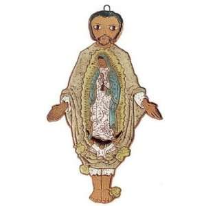 St. Juan Diego de Guadalupe Ceramic Plaque 
