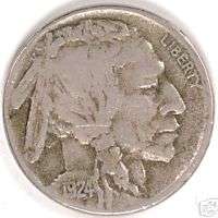 1924 S Buffalo Nickel, Fine PLUS  