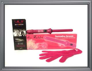 ISO Professional Twister Ceramic Ionic Curling Iron   19mm Pink 
