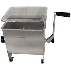 Weston 20 pound Stainless Steel Manual Meat Mixer  
