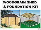 10 w x 8 l steel storage shed floor kit