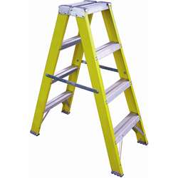 Fiberglass 4 foot Twin Ladder  