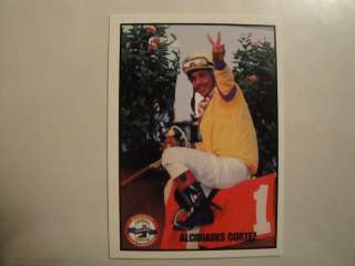 HORSE RACING, JOCKEY CARD. ALCIBIADES CORTEZ 2000  
