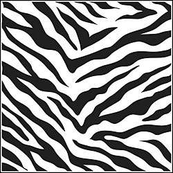 The Crafters Workshop Zebra Print Template  