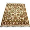 Indo Mahal Ivory Wool Rug (8 x 10) Today 