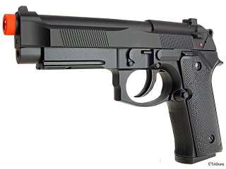    BlowBack Black Airsoft M9 Elite Tactical Pistol Hand Gun 350 FPS M4
