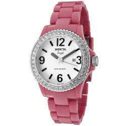 Invicta Womens Angel Pink Plastic Watch  