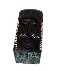African Mask Jewelry Box (Ghana)  
