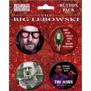  The Big Lebowski Button Set BRB51 Toys & Games